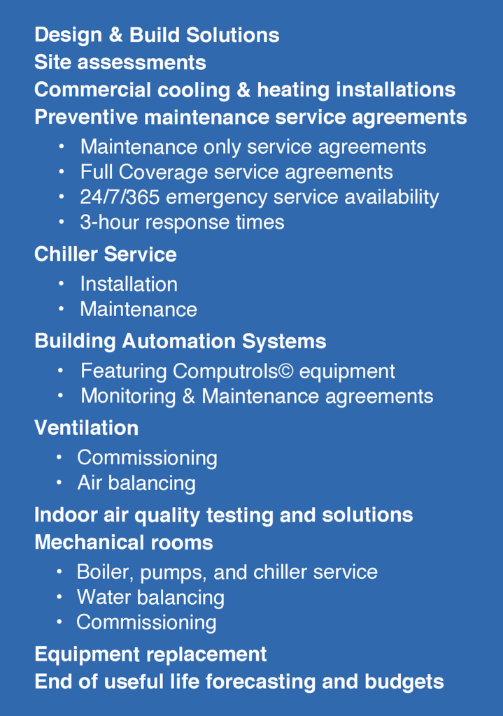 F.E. Moran Mechanical Services & Capabilities