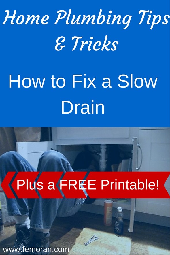 Read full post: Home Plumbing – How to Fix a Slow Drain